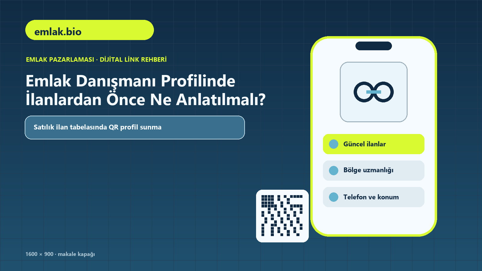 Emlak Danışmanı Profilinde İlanlardan Önce Ne Anlatılmalı? için danışman profili, güncel ilanlar, bölge uzmanlığı içeren kapak görseli